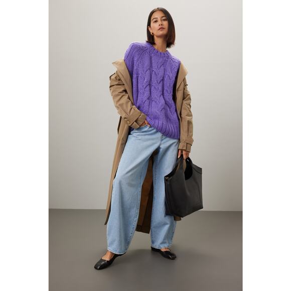 Love, Whit by Whitney Port Purple Chunky Sweater - Picture 1 of 6